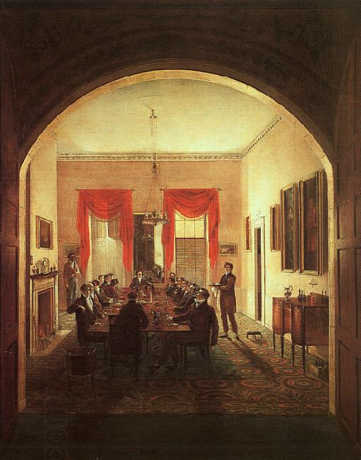 Henry Sargent The Dinner Party oil painting picture